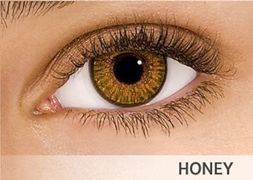 [LCD1007AIR-HONEY] AirOptix FreshLook Contact Lenses - Color miel