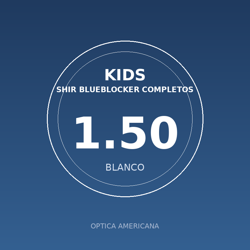 [MONOKIDS] Monofocal Kids Shir BlueBlocker Completos