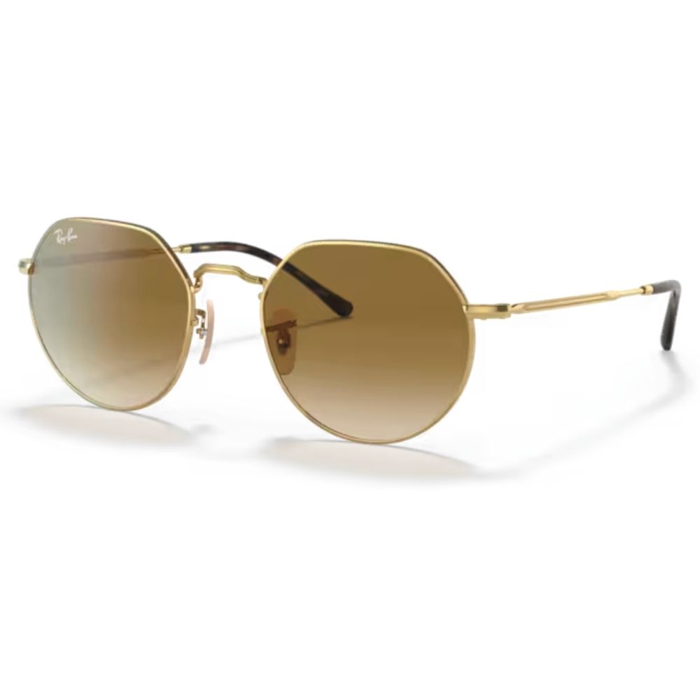 [RB35650015153] RAY BAN sol JACK DORADO, MARRÓN DEGRADÉ 3565 col 00151 CAL 53 (NO POL)