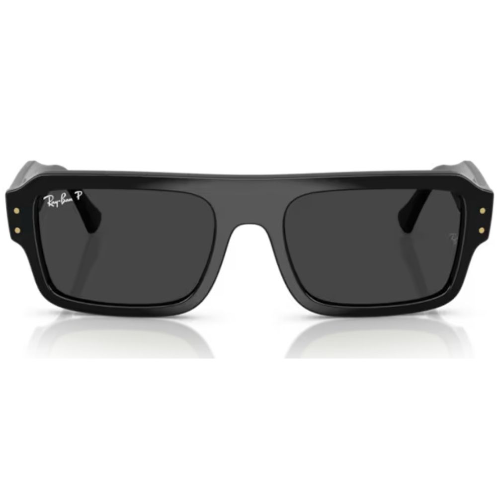 RAY BAN sol FLACKO NEGRO POLARIZADO 4454 667748 CAL 56