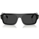 RAY BAN sol FLACKO NEGRO POLARIZADO 4454 667748 CAL 56