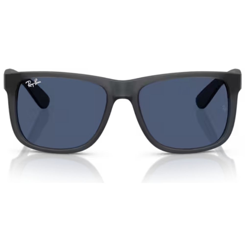 RAY BAN SOL JUSTIN GRIS ÓPALO, CRISTAL AZUL (NO POL) 4165 687380 C55