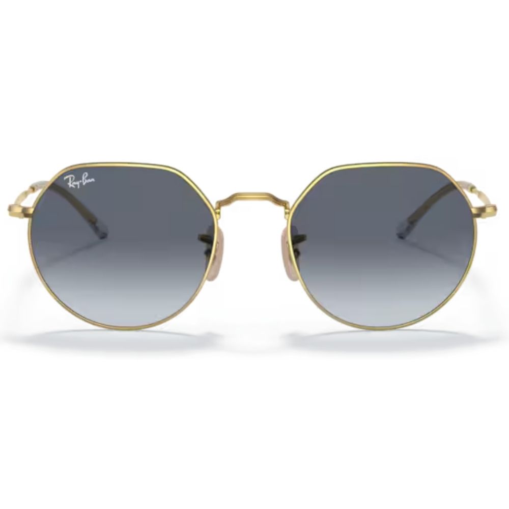 [RB35650018653] RAY BAN sol JACK DORADO, AZUL GRIS (NO POL), 3565 00186 C53