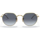RAY BAN sol JACK DORADO, AZUL GRIS (NO POL), 3565 00186 C53