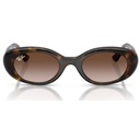 RAY BAN JUNIOR sol OVAL CAREY MARRÓN DEGRADÉ (NO POL) 9141S 15213 C45