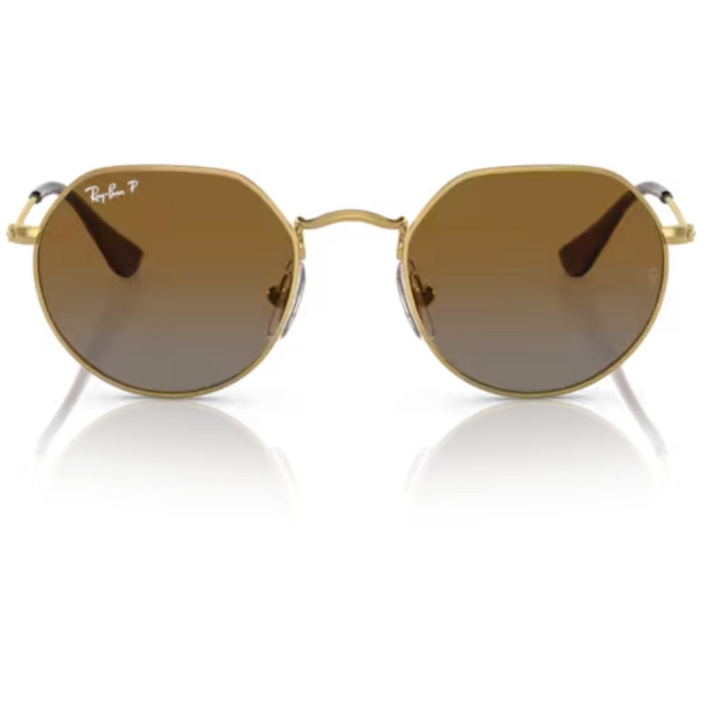 RAY BAN JUNIOR sol JACK DORADO MARRÓN POLARIZADO 9565S 223T5 C47