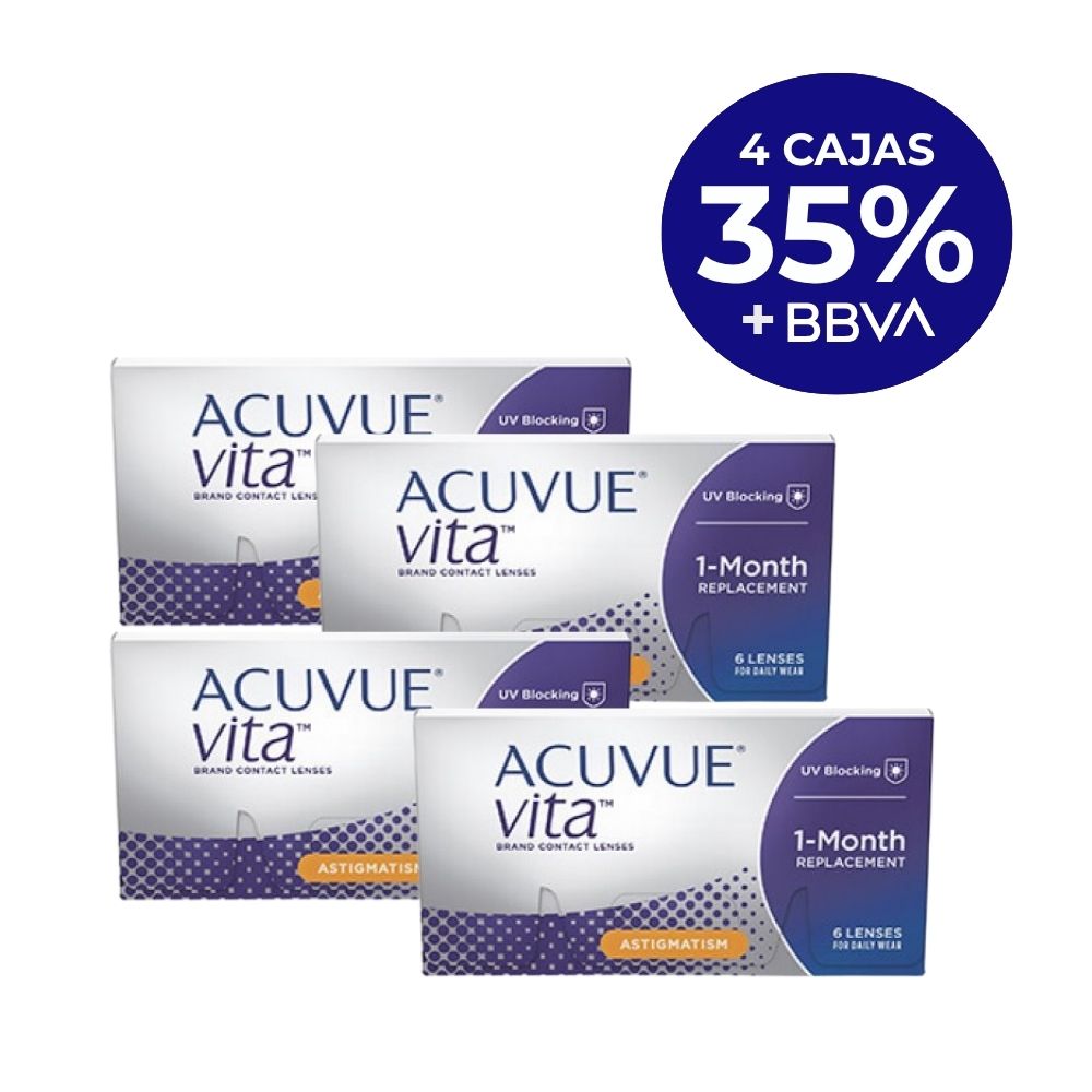 Acuvue Vita Astigmatismo - PROMO 4 cajas 35%