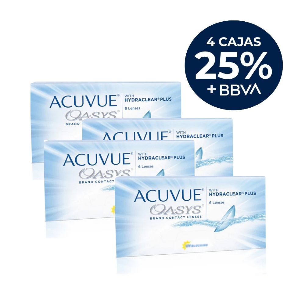 Acuvue Oasys Esferico - PROMO 4 cajas 25%