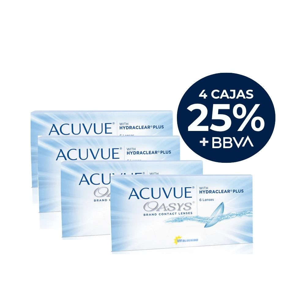 [PROMO-OASYSESF-4X] Acuvue Oasys Esferico - PROMO 4 cajas 25%